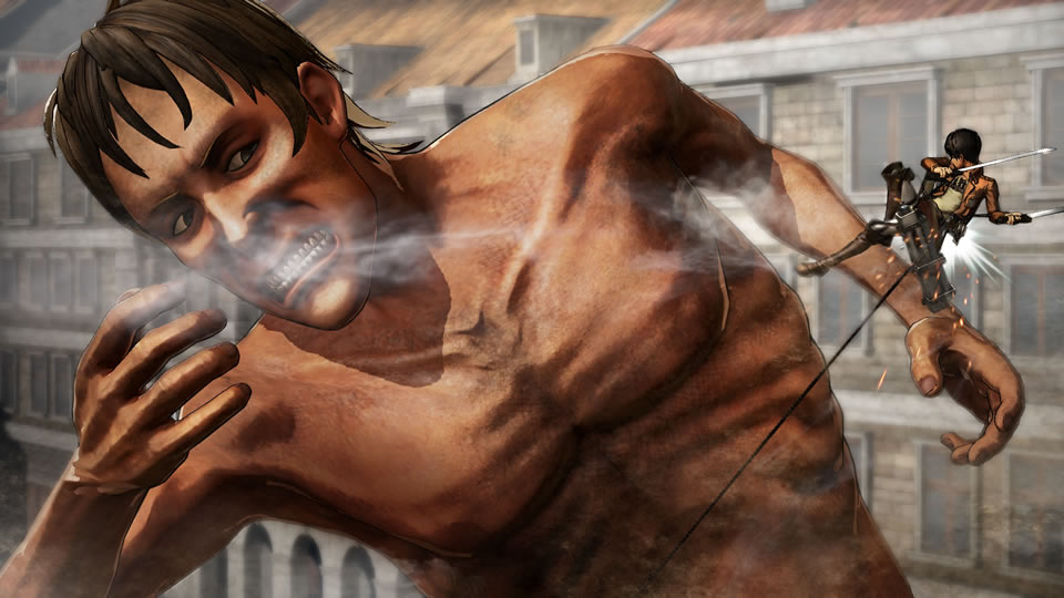 Attack on Titan: Wings of Freedom GAME ENDING [PS4] FEMALE TITAN vs EREN  Shingeki no Kyojin Gameplay 