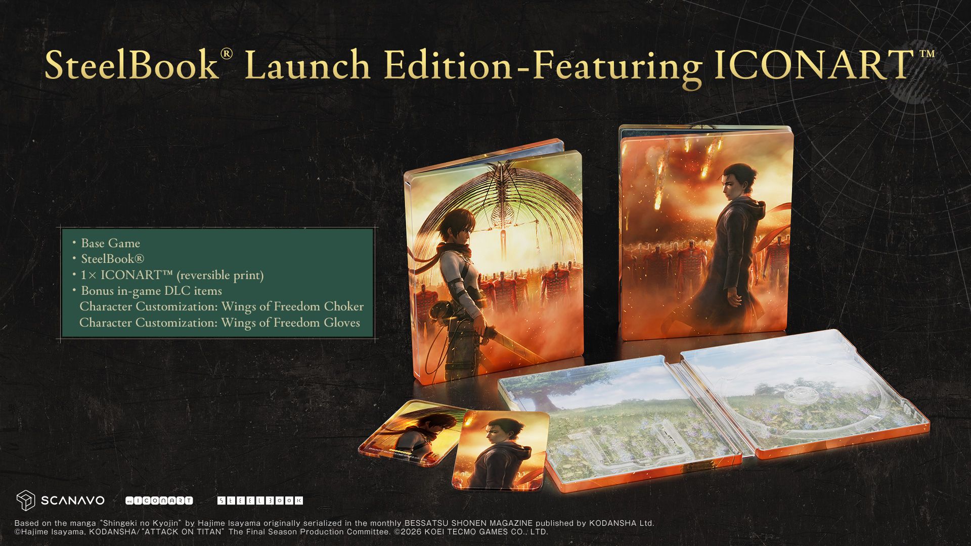 SteelBook® Launch Edition - Featuring ICONART™