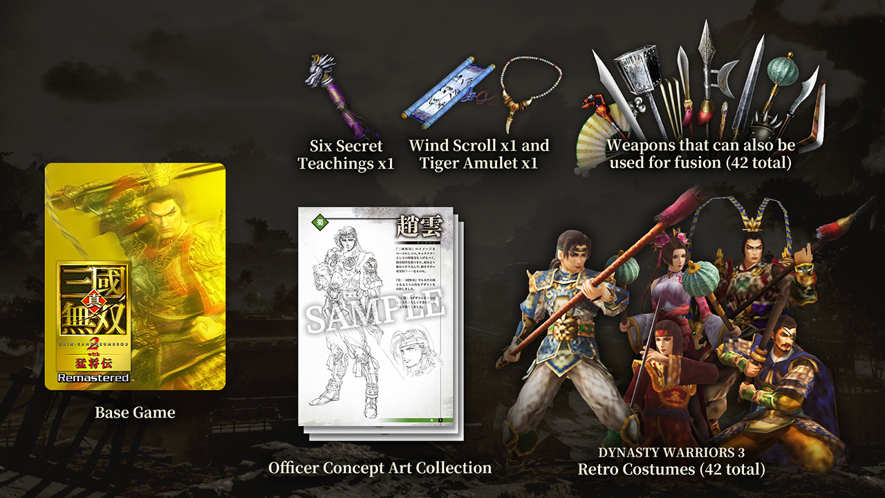 CHARACTERS | DYNASTY WARRIORS 3: Complete Edition Remastered