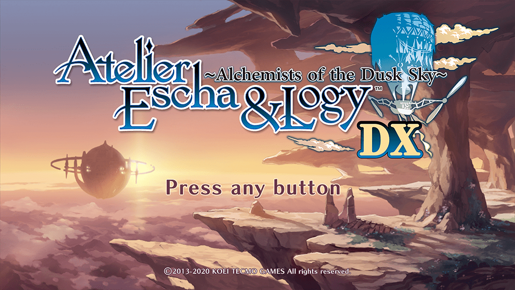 Starting the Game / Saving / Loading Atelier Escha & Logy Alchemists of the Dusk Sky DX