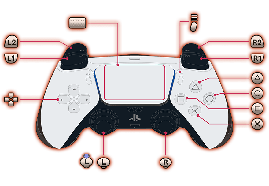 Basic Controls: PlayStation®5  FATAL FRAME: Maiden of Black Water Official  Web Manual